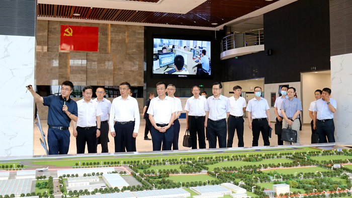 省委常委、副省長王健來集團調研沈陽航空動力產業(yè)園項目